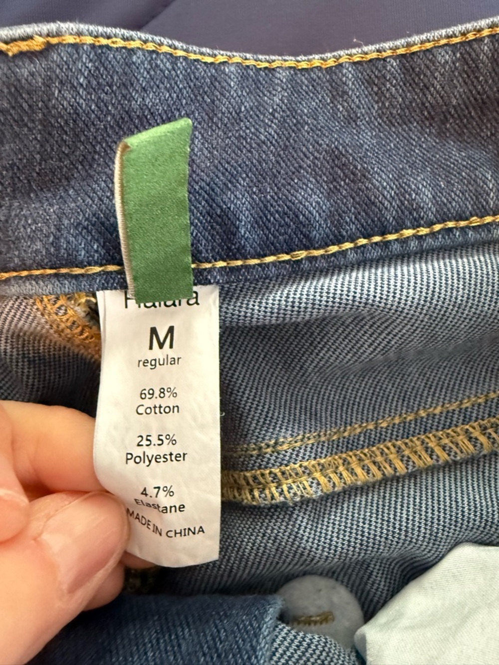 Halara Flex™ Mid Rise Rolled Hem Casual Straight Leg Jeans, Size M - Picture 7 of 8